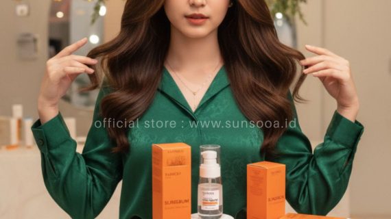 Produk untuk rambut kering dan mengembang bersama Sunsooa hair Serum